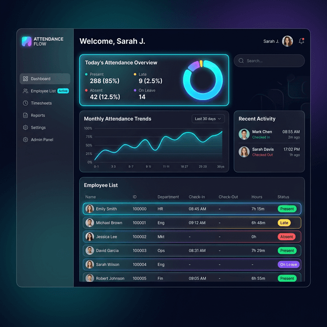 스마트출석관리시스템